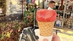 Potret Shandy Aulia Makan Es Krim di Kyoto dan Moskow