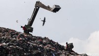 Tempat Pembuangan Akhir (TPA) Cipeucang terletak di Serpong, Tangerang Selatan.