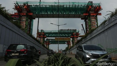 Proyek LRT Jakarta Fase 1B Terus Dikebut, Ini Potretnya
