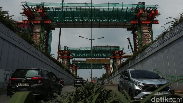 Proyek LRT Jakarta Fase 1B Terus Dikebut, Ini Potretnya
