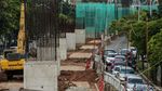Proyek LRT Jakarta Fase 1B Terus Dikebut, Ini Potretnya
