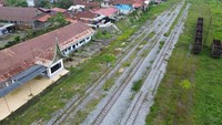 Sejumlah aset rel kereta api yang berada di jalur nonaktif kawasan Warisan Tambang Batu Bara Ombilin Sawahlunto yang diakui UNESCO itu hilang dicuri.