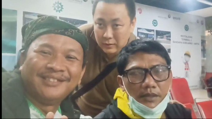 Robiin tiba di Bandara Soekarno-Hatta