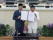 Senyum Dedi Mulyadi Usai Sertijab Jadi Gubernur Jawa Barat