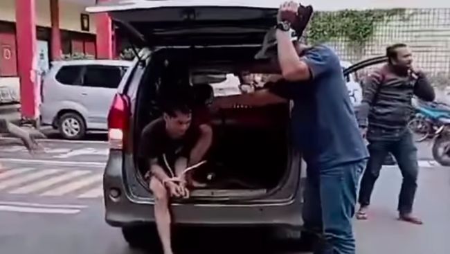 Seorang warga di Jakut kehilangan sepeda motornya. Pencurian terjadi saat korban pergi mandi dan lupa mengunci setang motornya. (dok Polsek Penjaringan)