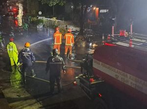 Banjir di Tulungrejo Kota Batu Sempat Tutup Akses Wisata Selecta Malang