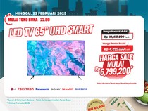 Banjir Promo di Transmart, TV LED 65 Inch Diskon Rp 3,6 Jutaan!