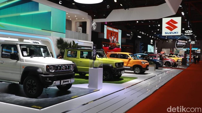 Booth Suzuki di pameran otomotif IIMS 2025.