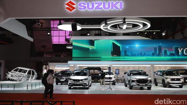 Booth Suzuki di pameran otomotif IIMS 2025.