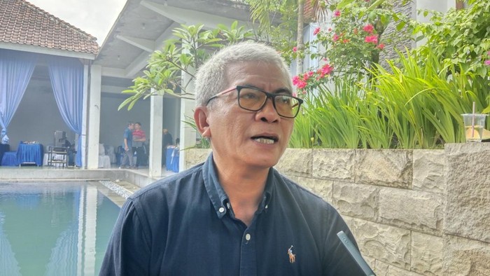 Kadis PMD Lombok Timur, Salmun Rahman, ketika ditemui seusai mengikuti dialog cegah radikalisme, Sabtu (22/02/2025). (Sanusi Ardi W/detikBali)