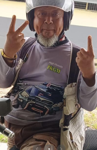 Kakek Ini Potong Kue Ulang Tahun Sendirian, Bikin Netizen Sedih