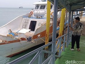 Kapal Ekspres Bahari Tabrak Dermaga di Bangka Barat, Ini Dugaan Penyebabnya