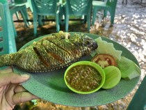 Sensasi Menikmati Ikan Nila Andaliman Sambil Duduk di Tengah Sungai