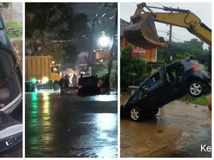 Sutiyen Tewas Terseret Banjir di Bandar Lampung Usai Terjebak dalam Mobil