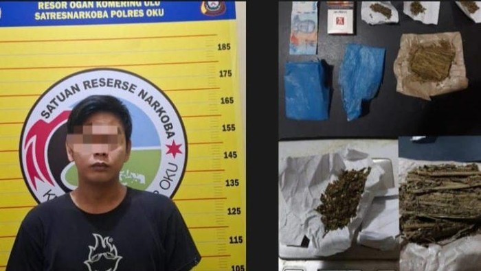 Pengedar ganja resahkan warga di OKU ditangkap polisi