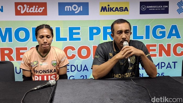 Tim Putri Gersik Petrokimia kalahkan Yogya Falcons 3-0 di Seri Palembang