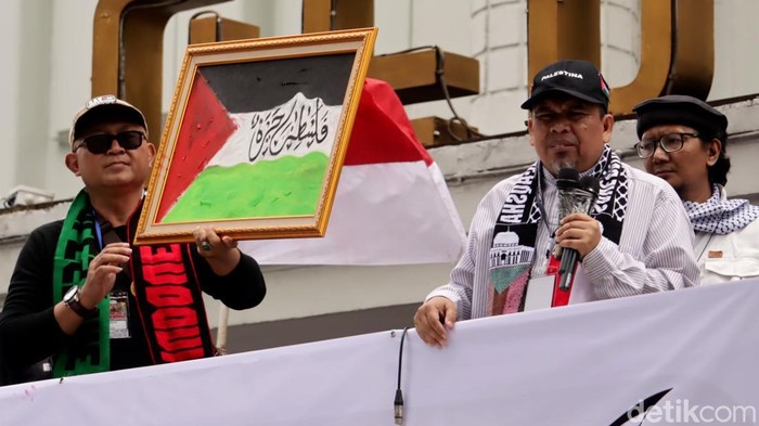 Aksi damai bela Palestina di Kota Bandung