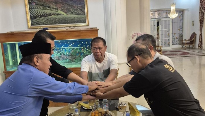 Bupati Majalengka Eman Suherman saat bertemu dengan keempat calon Sekda Majalengka.