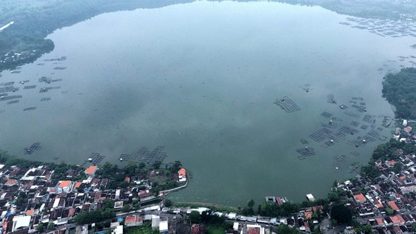 Danau Ranu Grati Pasuruan Dimanfaatkan untuk Budi Daya Ikan