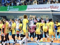 Tim Putri Jakarta Pertamina Enduro Menang Telak dari Jakarta Electric PLN