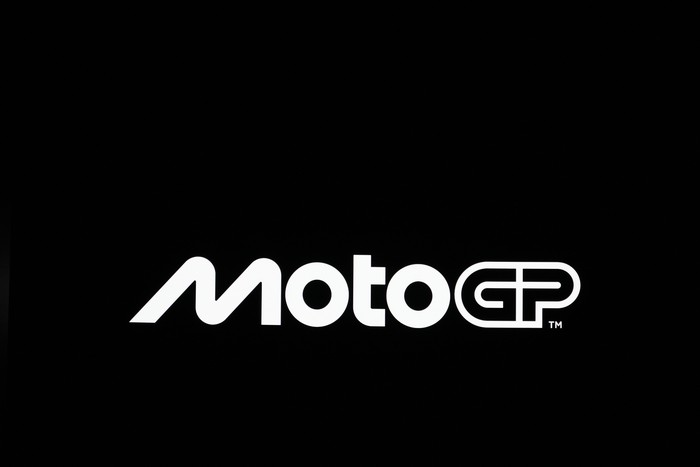 Presentation of new logotipo of MotoGP during the MotoGP Awards after race of the Motul Solidarity Grand Prix of Barcelona at the Museu Nacional dArt de Catalunya on November 17, 2024 in Barcelona, Spain. (Photo by Jose Breton/Pics Action/NurPhoto via Getty Images)