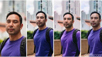 Hasil foto mode potret. Foto: Adi Fida Rahman/detikINET