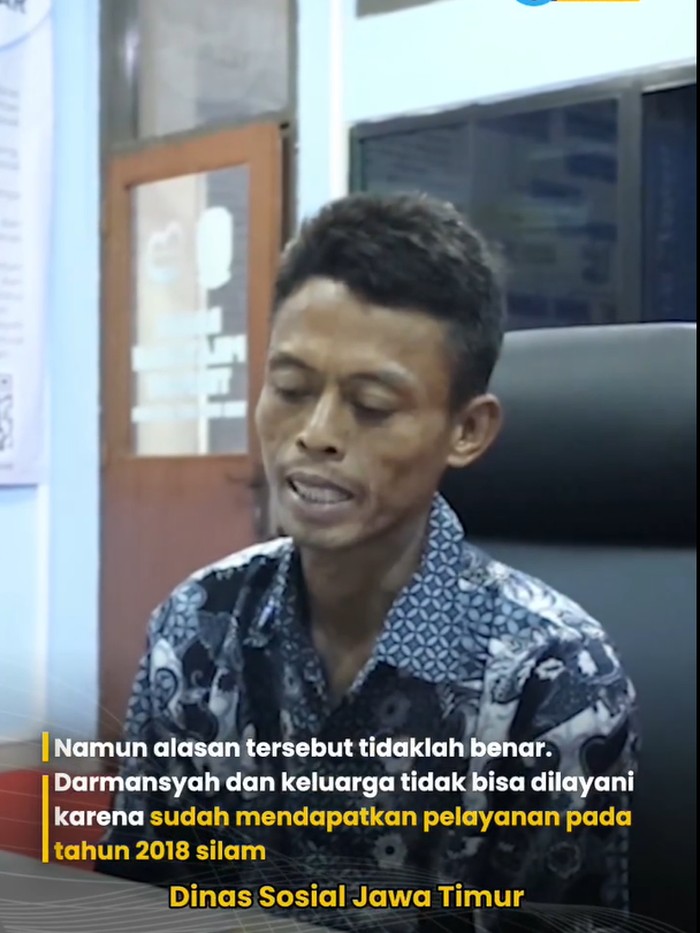 Darmansyah, Bapak 2 Anak Asal Konawe Yang Viral Mengaku Ditolak Dinsos Jatim