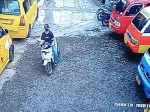 Jejak Kriminal Wanita Rambut Pirang Garut Sebelum Curi Motor Wisatawan