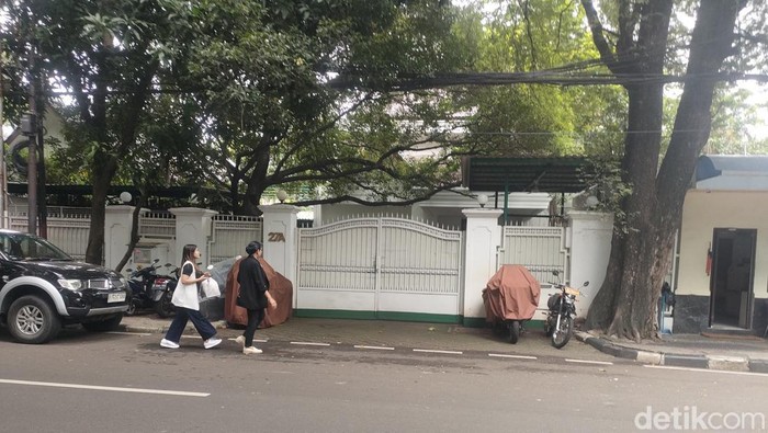 Suasana di kediaman Megawati, Minggu (23/2/2025) siang. (Dwi Rahmawati/detikcom).