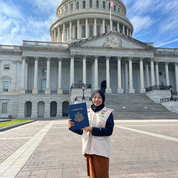 Taqiyya Alka Haqiqy terpilih menjadi delegasi Indonesia dalam program YSEALI Academic Fellowship 2024 yang diselenggarakan oleh pihak US Department State.