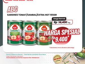 Pasti Murah! Beli Sarden di Transmart Full Day Sale Cuma Rp 9 Ribuan