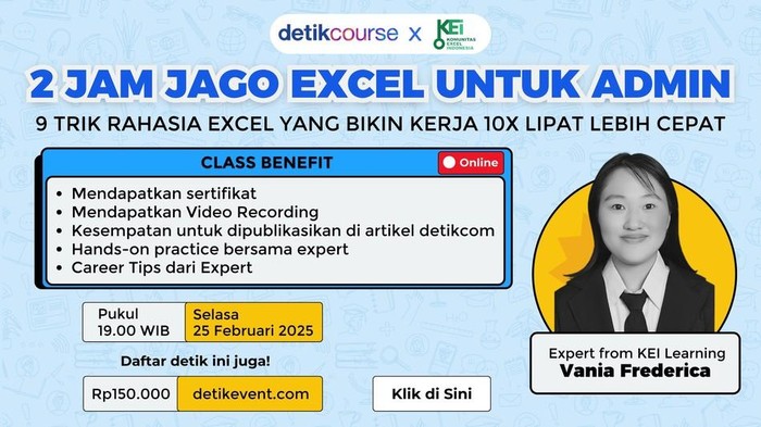 2 Jam jago Excel untuk Admin
