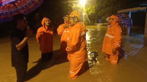 banjir di Balongpanggang Gresik