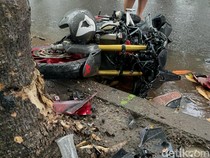 Pelajar Ngebut Naik Honda CBR 250 Hantam Pemotor Supra yang Lagi Berhenti