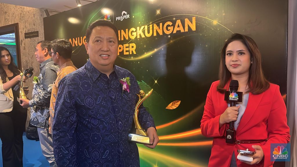 Direktur Utama Adaro Energy Indonesia Boy Thohir. (CNBC Indonesia/Ferry Sandi)