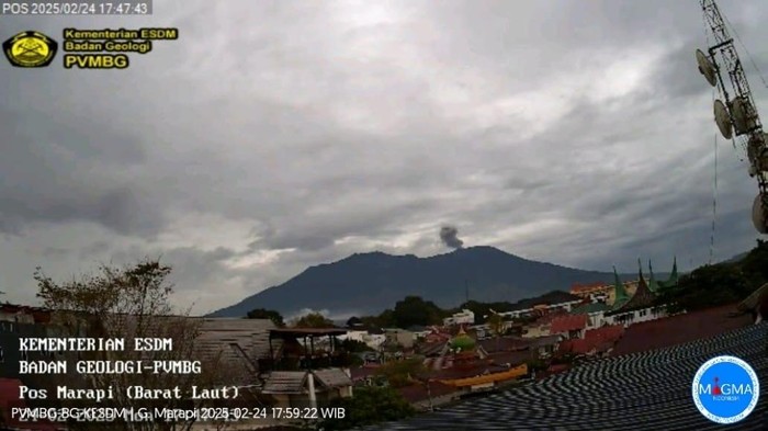 Erupsi Gunung Marapi (Foto: Istimewa)