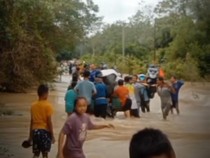 Banjir di OKU Timur, Lahan Perkebunan dan Sawah Terendam