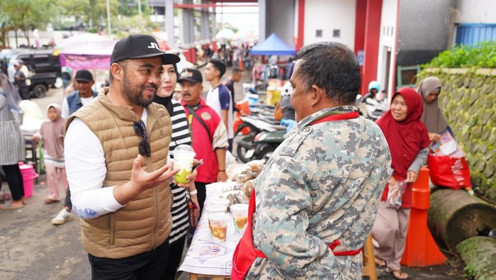 Ilustrasi pasar takjil Kota Batu