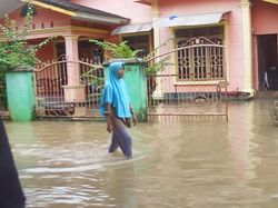 Hujan Deras di Prabumulih Akibatkan 169 KK Terdampak Banjir