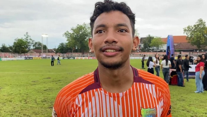 M Zaki Ali, anak legenda kiper Mukti Ali Raja yang membawa Persewangi juara Liga 4 Jatim