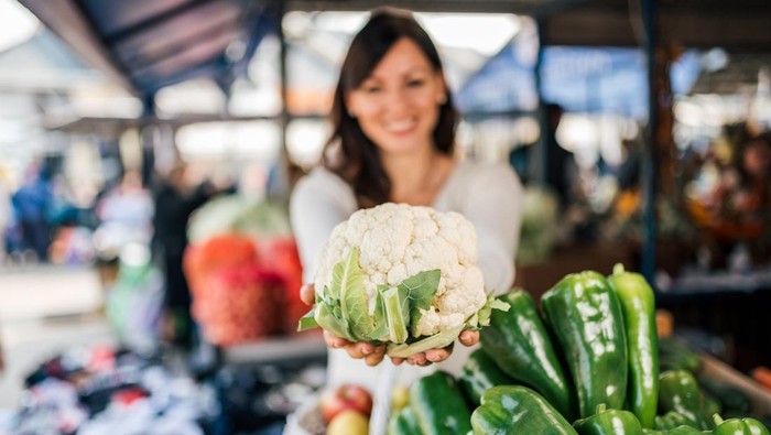 Raw Organic Green Brussel Sprouts Ready to Cook With