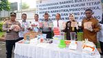 Pemusnahan Uang Palsu Hingga Narkoba di Kejari Jombang