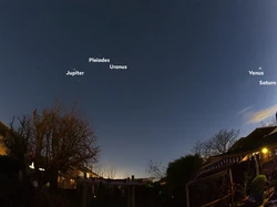 Parade Enam Planet Warnai Langit 28 Februari Setelah Buka Puasa