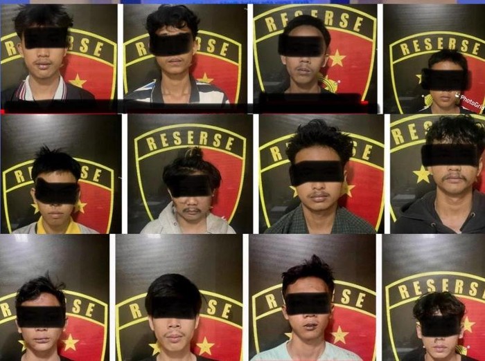 Polres Purwakarta tangkap 12 anggota geng motor pelaku tawuran (dok.Polres Purwakarta)