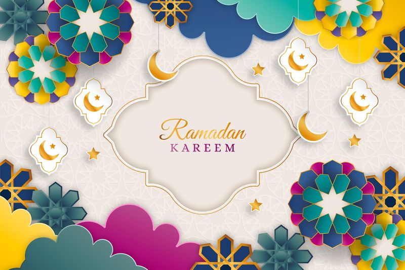 Poster menyambut bulan Ramadhan 2025 gratis.