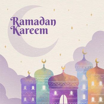 Poster menyambut bulan Ramadhan 2025 keren.