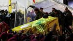 Potret Lautan Manusia Iringi Pemakaman Pemimpin Hizbullah Hassan Nasrallah