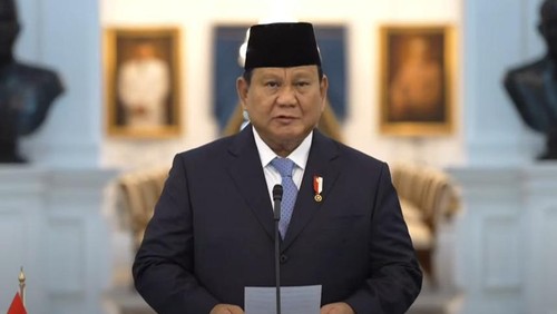 Presiden Prabowo Subianto (dok. YouTube Setpres)