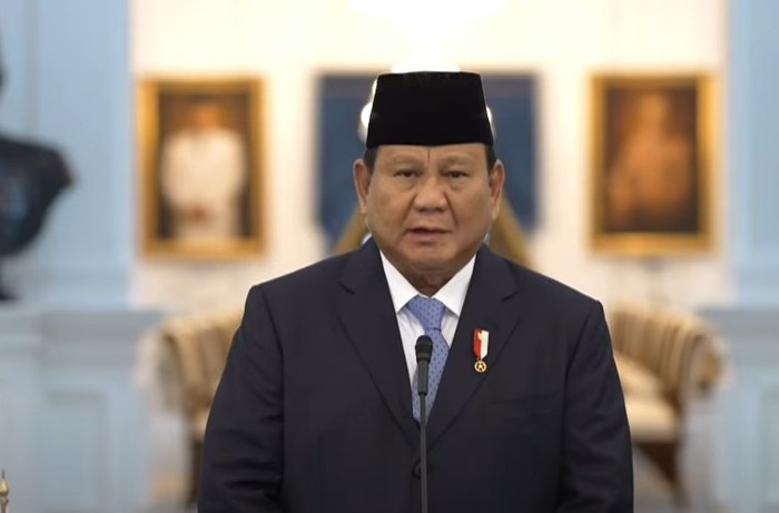 Presiden Prabowo Subianto (dok. YouTube Setpres)