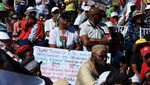 Protes Donald Trump, Warga Cape Town Kibarkan Bendera Palestina